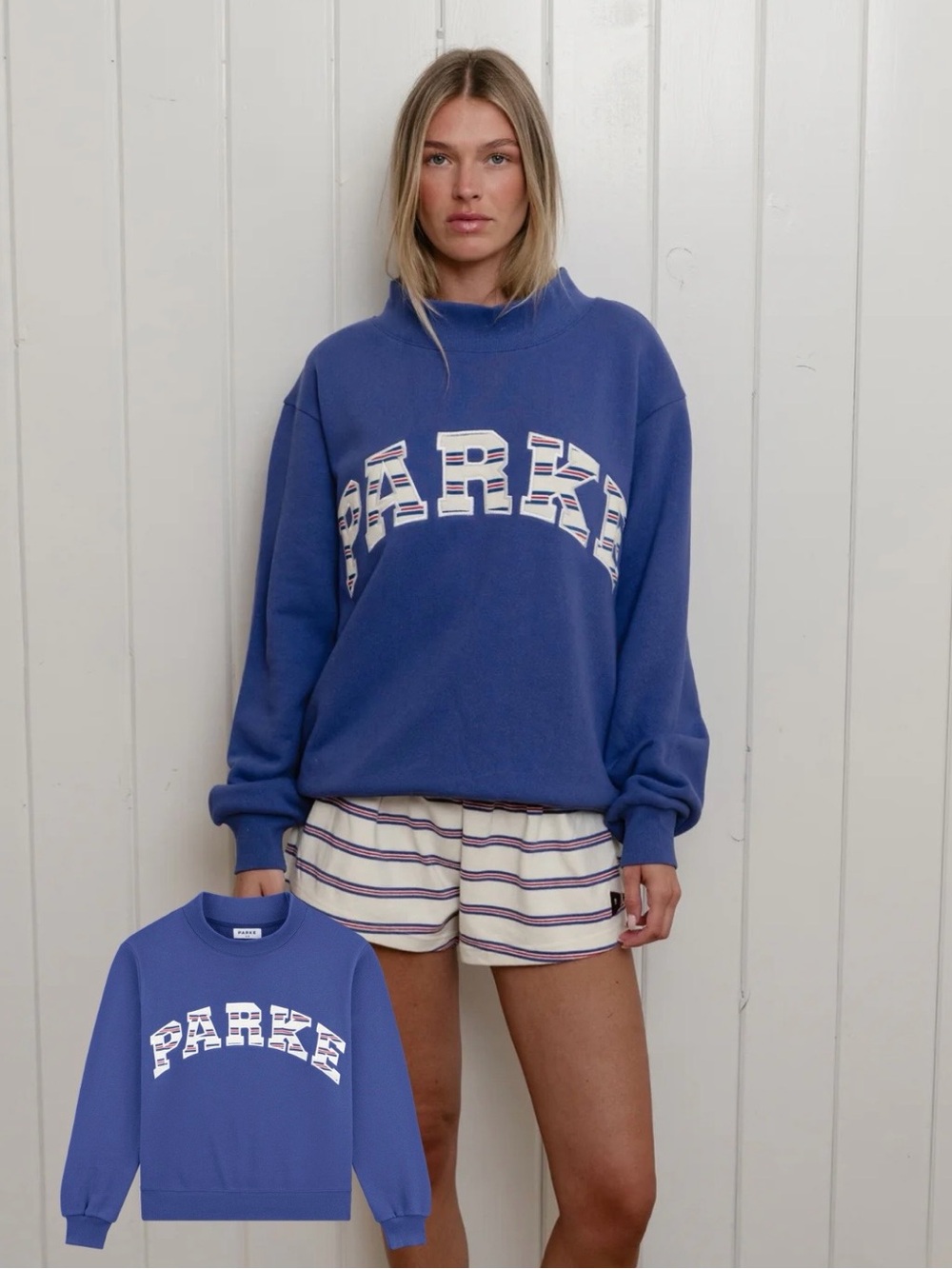 Parke Americana Varsity Mockneck RARE! ❤️🇺🇸